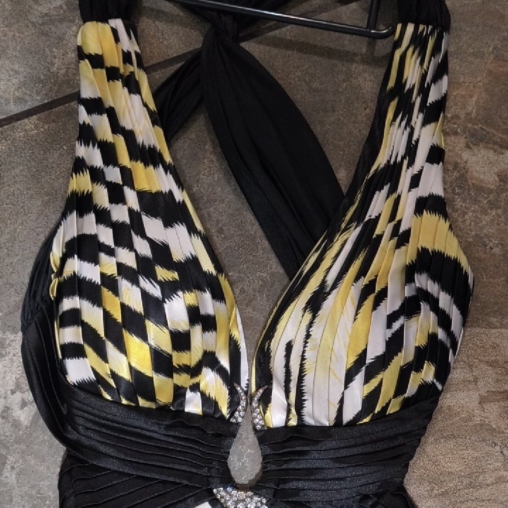 Chic Zebra Print Maxi Dress - Picture 6 of 7